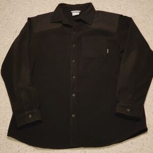 Columbia Men's Black Casual Button-Down Shirt